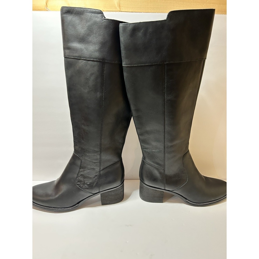 Bjorndal Black Tall Leather Heeled Boots